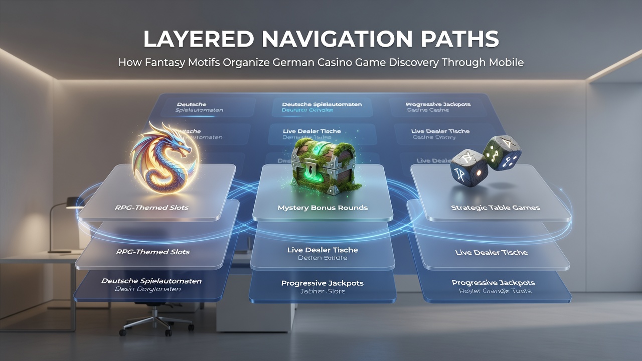 Mobile und Hauptindizes mit Fantasy-Navigationsebenen
